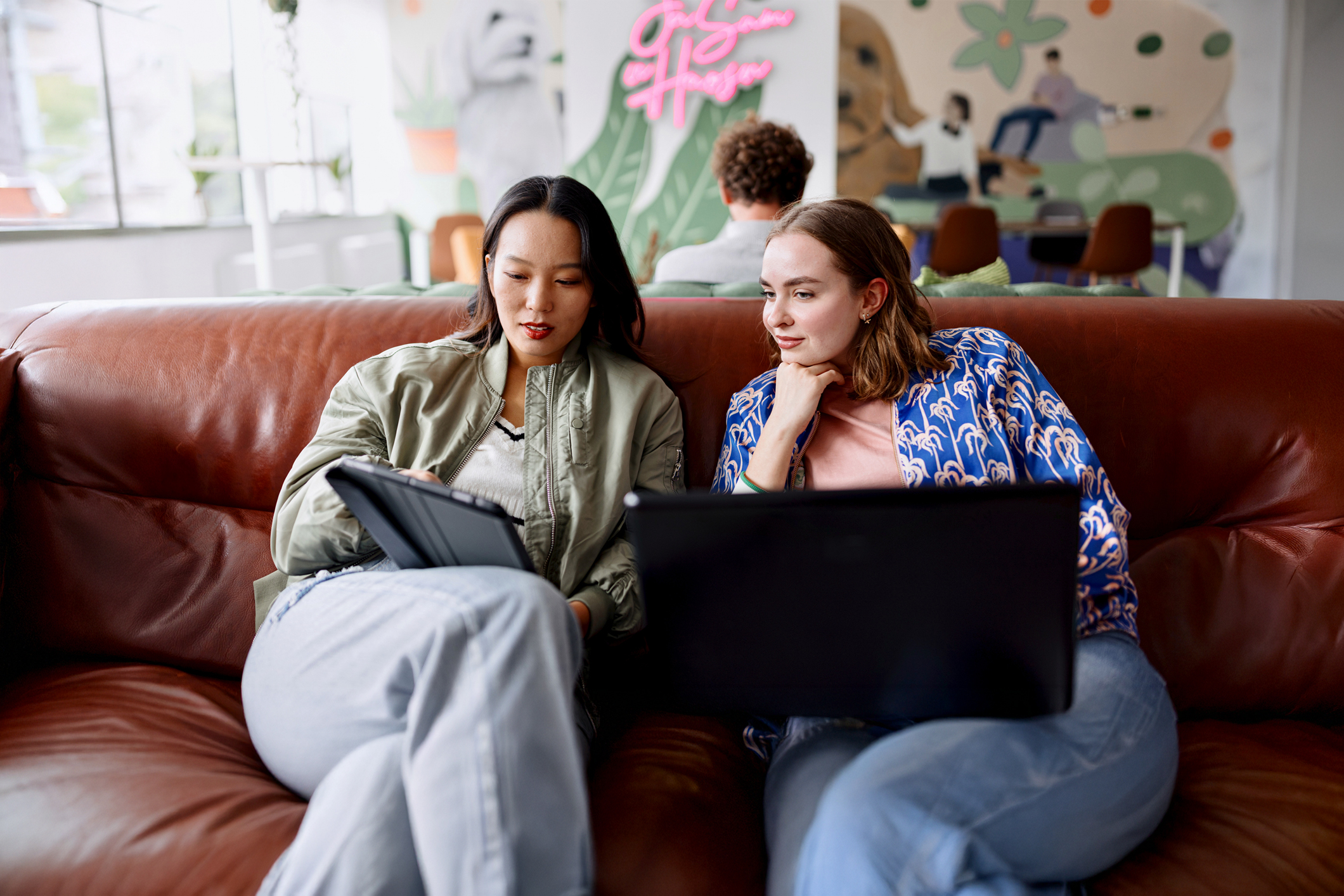 Studenten bei der Arbeit