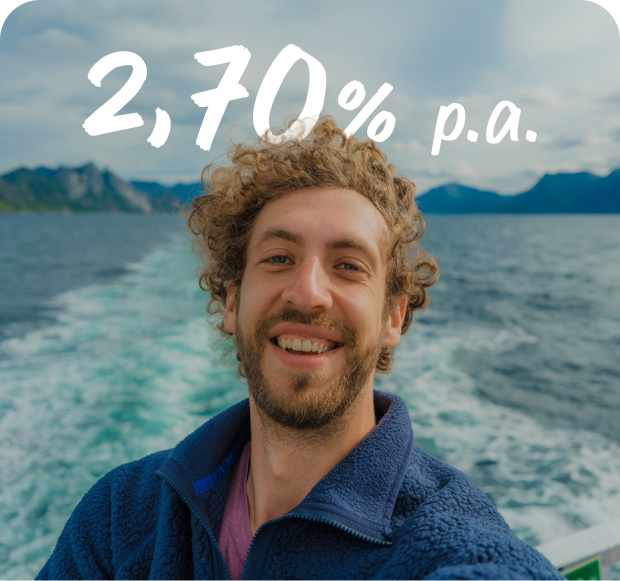 ein Mann, der lächelt