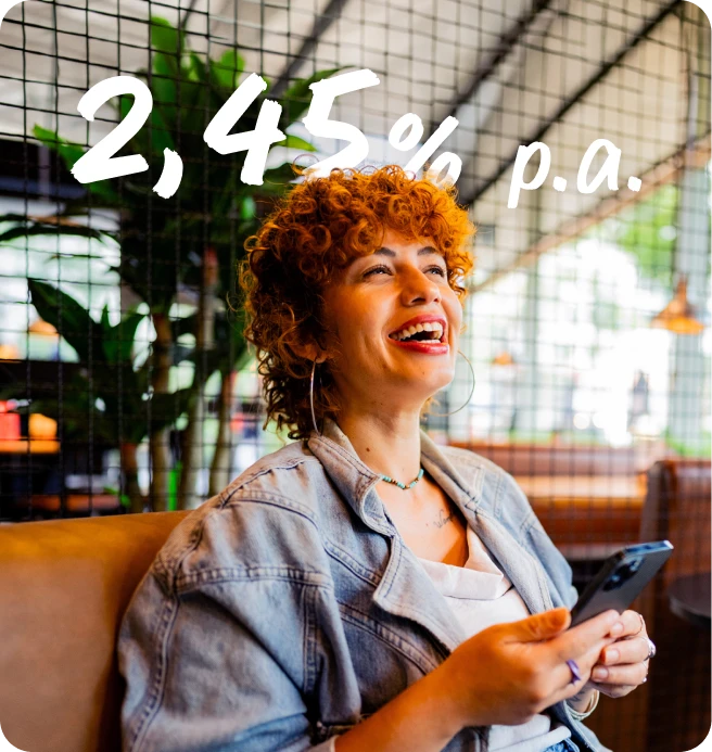 Woman with a coffee