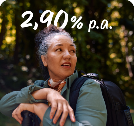 Festgeld, bis zu 2,90% p.a