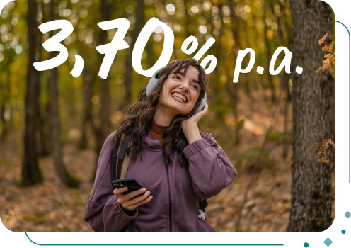 Neukundenangebot: 3,70 % – 6 Monate Garanti