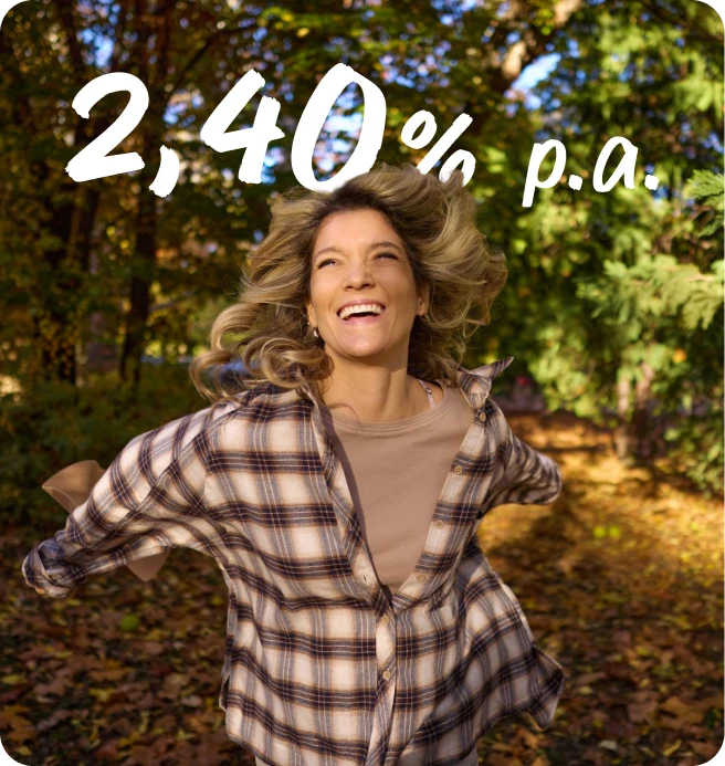 Bis zu 2,40 % für Tagesgeld Plus.