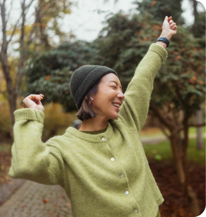 woman dancing