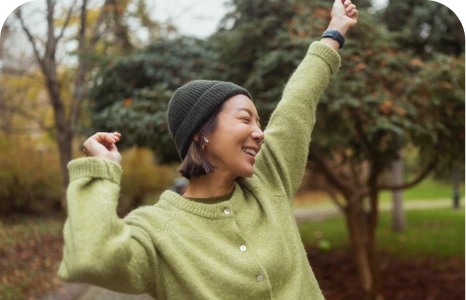woman dancing